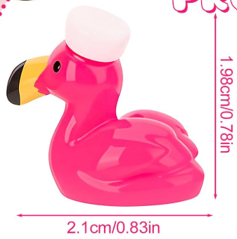 Set of 5, Flamingo Nurse Themed Mini Resin Ducks, Magnetic or Non-Magnetic, Optional Personalized Duck Hiding Tags