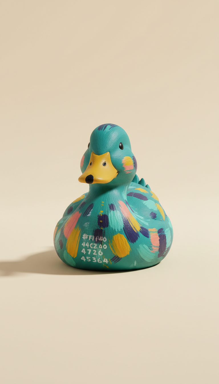 Seasonal Pumpkin Patch Rubber Duck