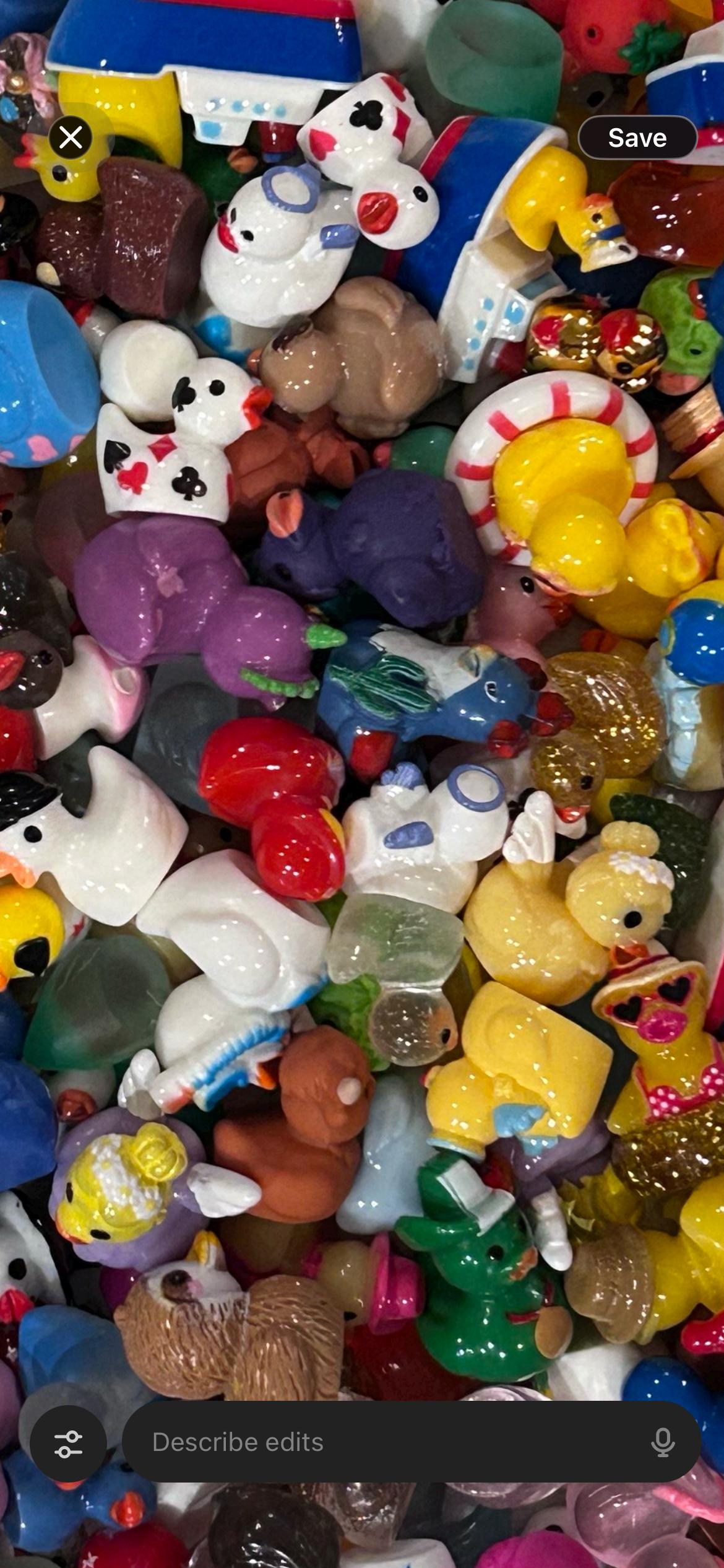 Mini Resin Duck Mystery Scoop – No Duplicates (Magnet Option) XS-XL