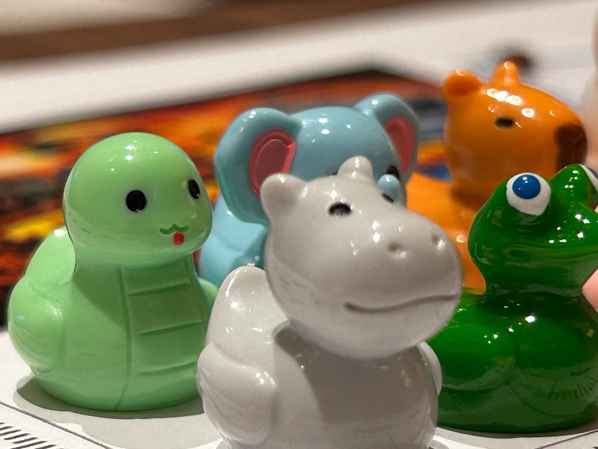 Set of 8, Mixed Animal (Set 3) Themed Mini Resin Ducks, Magnetic or Non-Magnetic, Optional Personalized Duck Hiding Tags