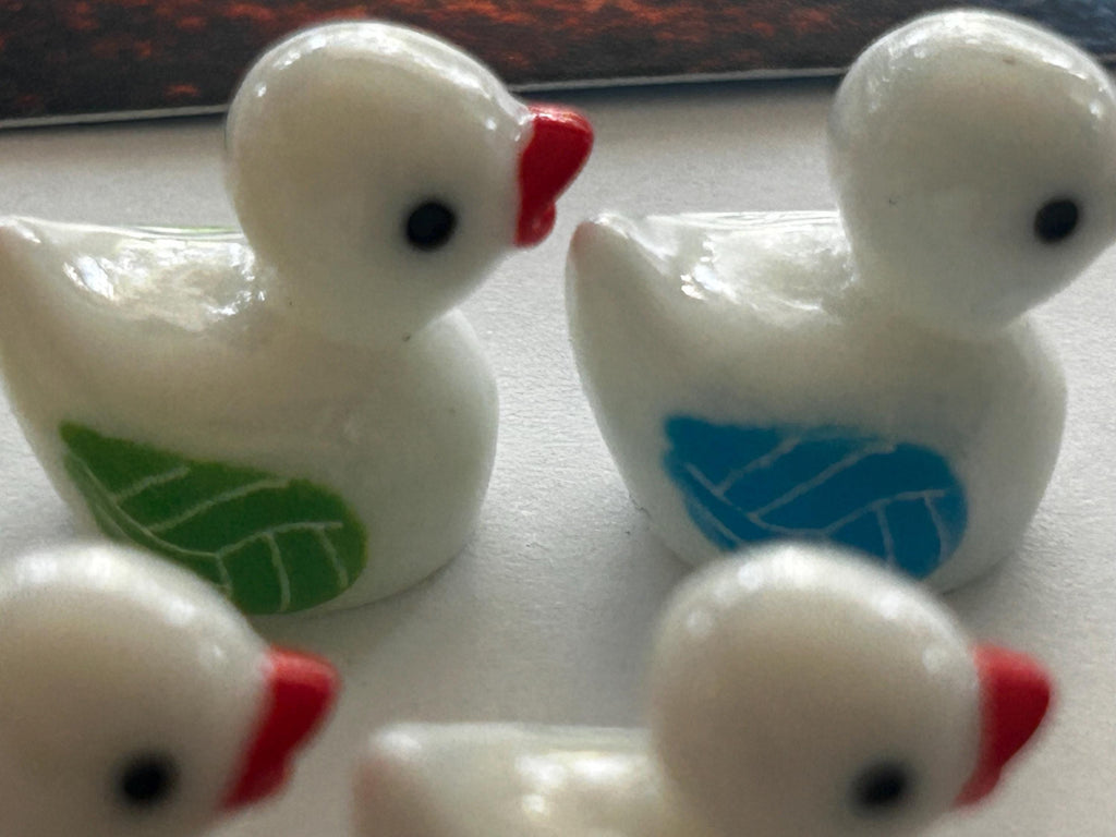 Set of 6, Volleyball Themed Mini Resin Ducks, Magnetic or Non-Magnetic, Optional Personalized Duck Hiding Tags