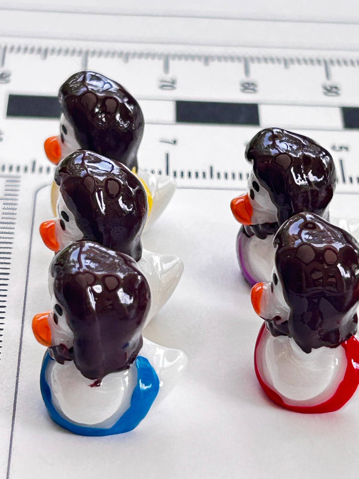 Set of 5, Religious Jesus Themed Mini Resin Ducks, Magnetic or Non-Magnetic, Optional Personalized Duck Hiding Tags