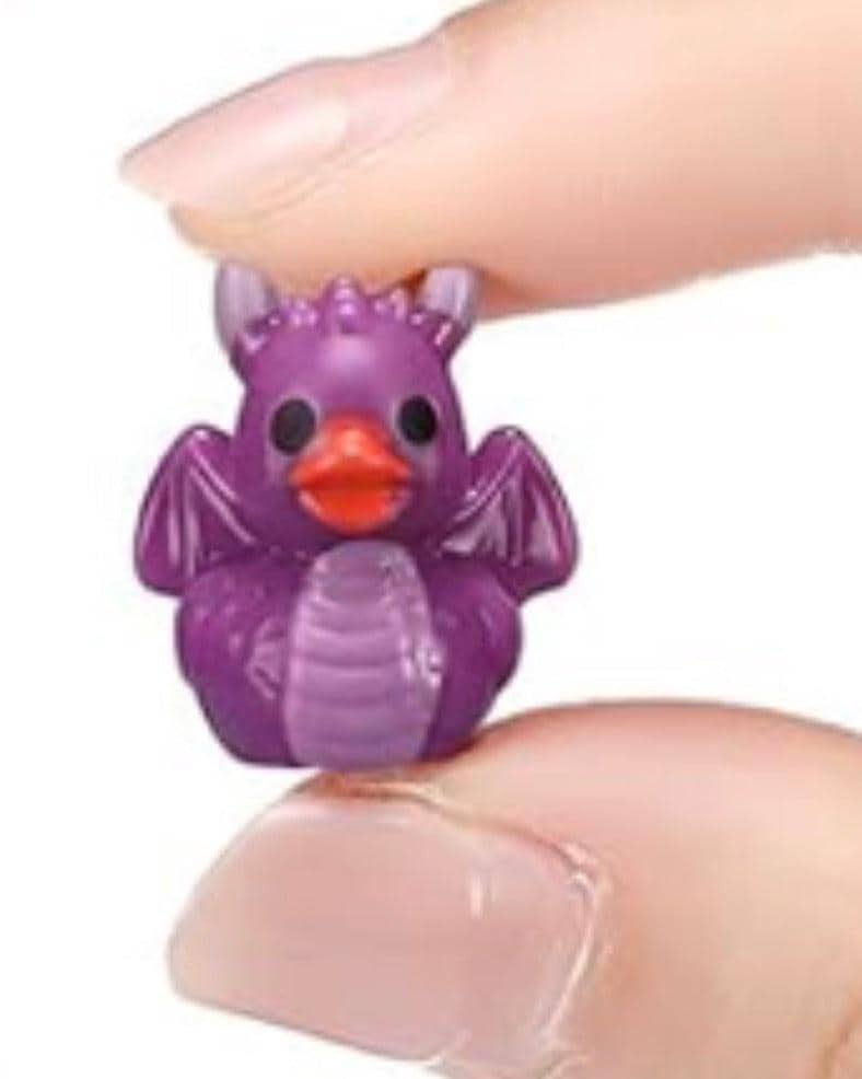 Set of 6, Dragon Themed Mini Resin Ducks, Magnetic or Non-Magnetic, Optional Personalized Duck Hiding Tags